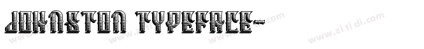 Johnston typeface字体转换
